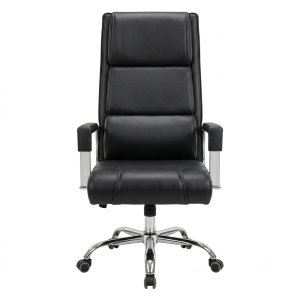 Plain Black Threepart Chair