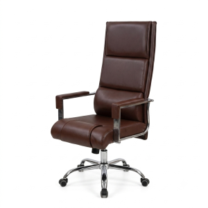 Three Part Boss Chair- Chocolate